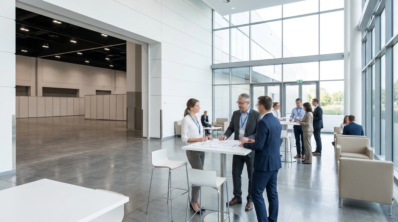 Messehalle mieten - Leitfaden Veranstalter