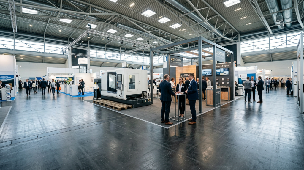 Messehalle Schwerlastboden NRW Grafische Darstellung