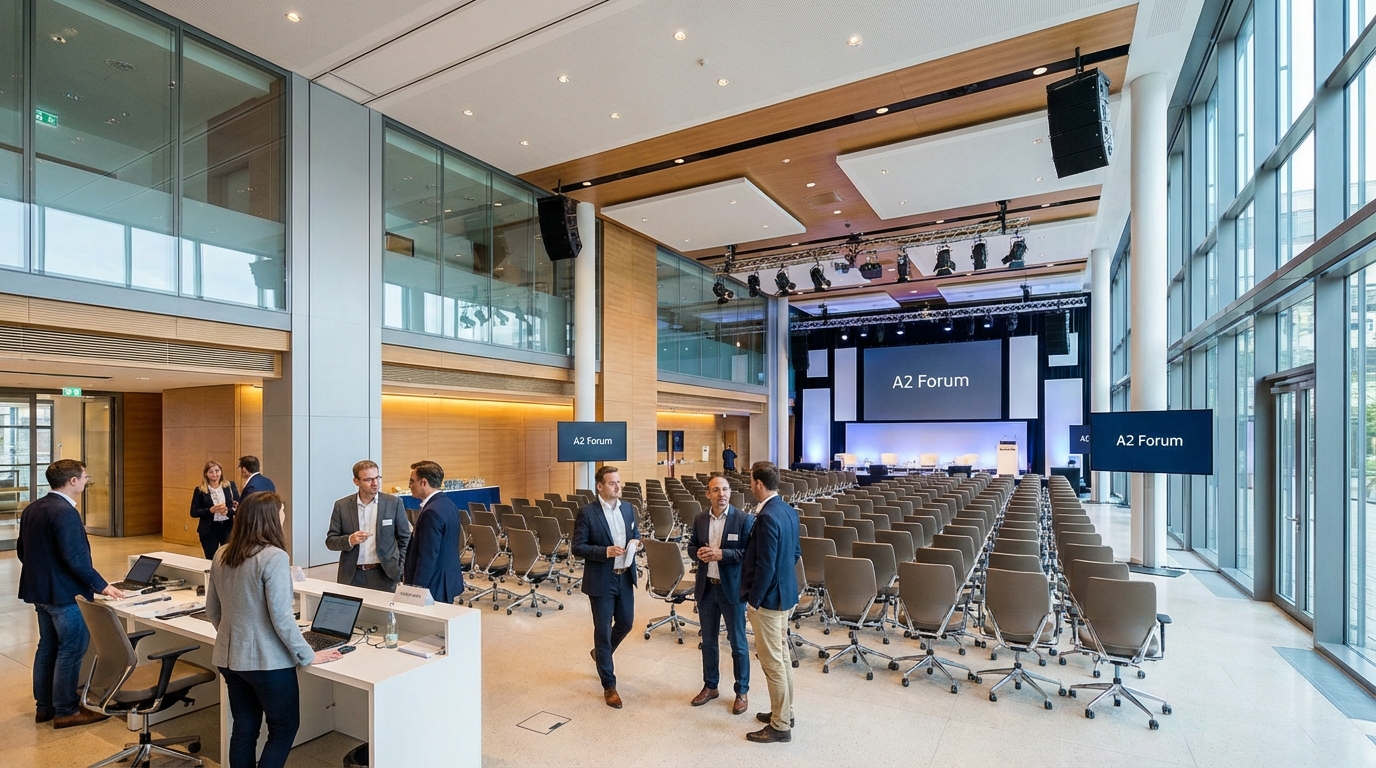 Konferenzräume Großveranstaltungen - Planung & Technik