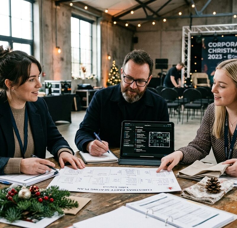 planen Unternehmen Weihnachtsfeier Konzept Darstellung